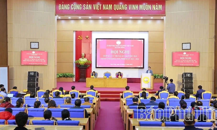 Đại biểu HĐND tỉnh tiếp x&uacute;c cử tri sau Kỳ họp thứ Hai