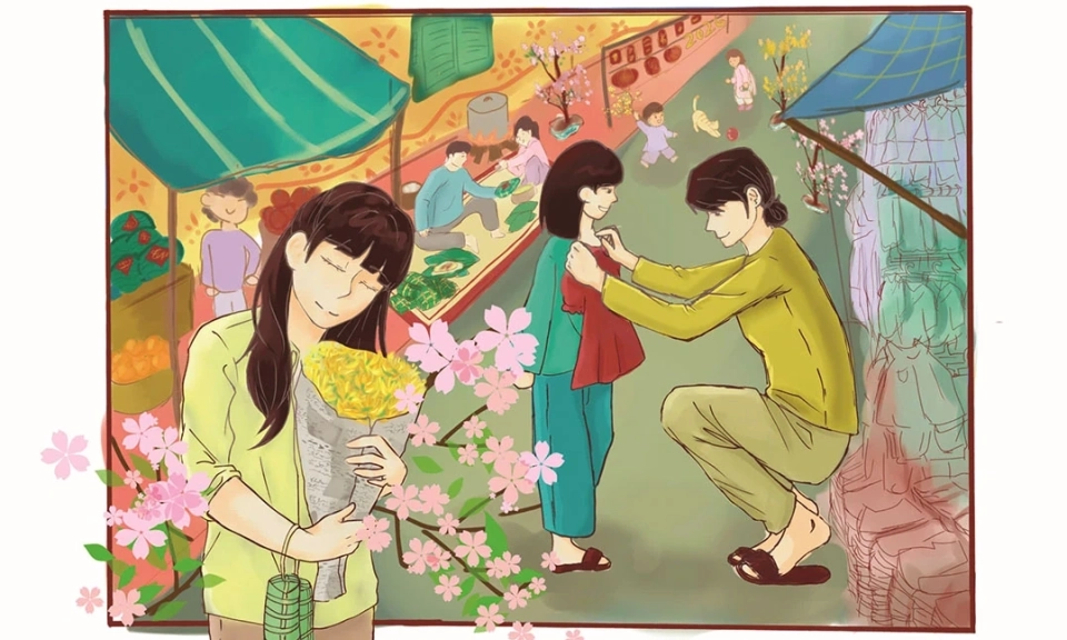 Phi&ecirc;n chợ cuối năm