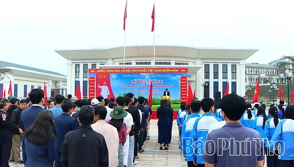 Xã Đoan Hùng phát động Tết trồng cây Xuân Bính Ngọ