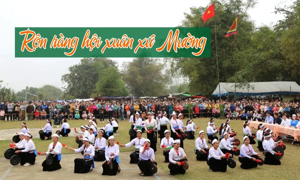 Rộn r&agrave;ng hội xu&acirc;n xứ Mường