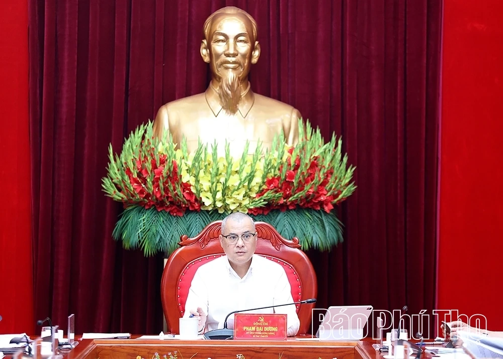 Ban Thường vụ Tỉnh ủy đánh giá kết quả thực hiện nhiệm vụ chính trị, kinh tế - xã hội quý I/2026