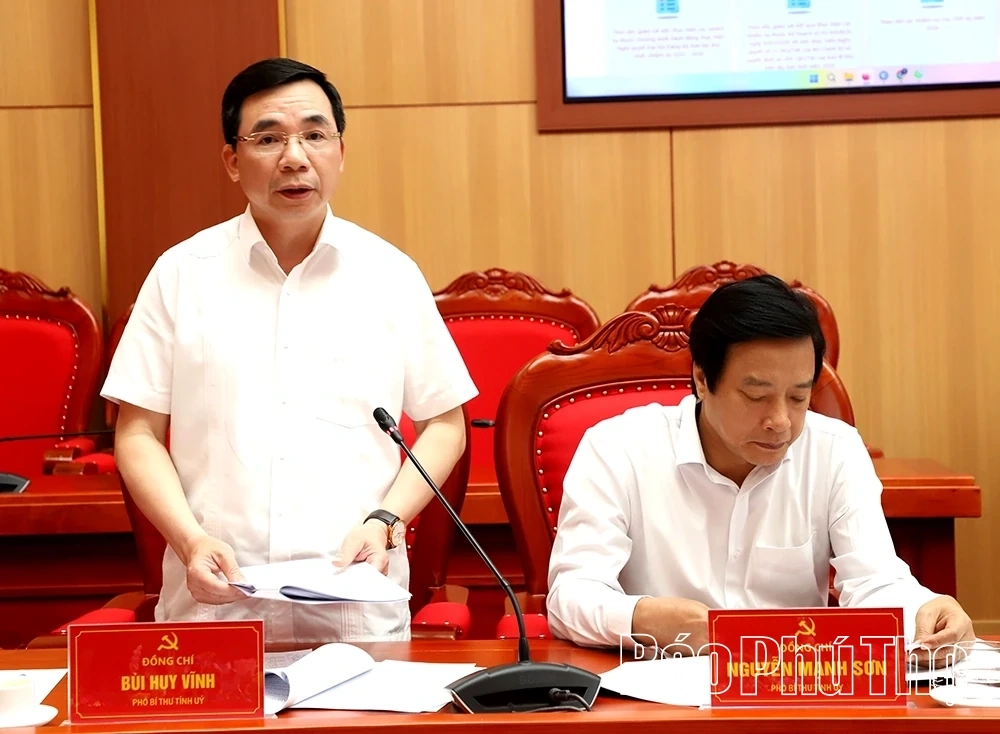 Ban Thường vụ Tỉnh ủy đánh giá kết quả thực hiện nhiệm vụ chính trị, kinh tế - xã hội quý I/2026