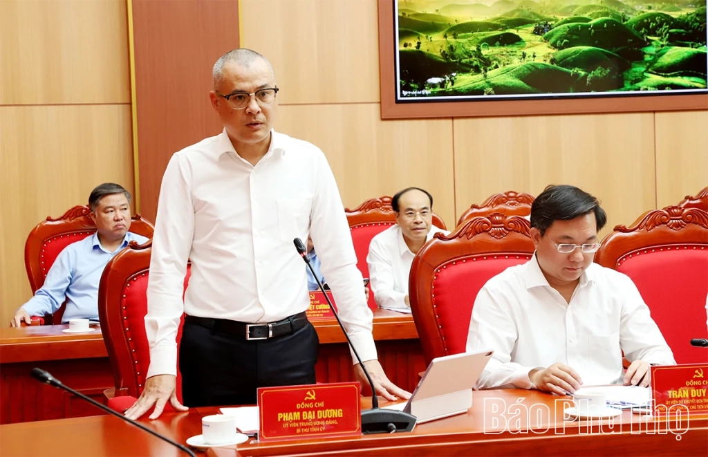 Thông báo Kết luận của Bộ Chính trị về nội dung giám sát (đợt 1) và triển khai các nội dung kiểm tra (đợt 2) đối với Ban Thường vụ Tỉnh ủy Phú Thọ