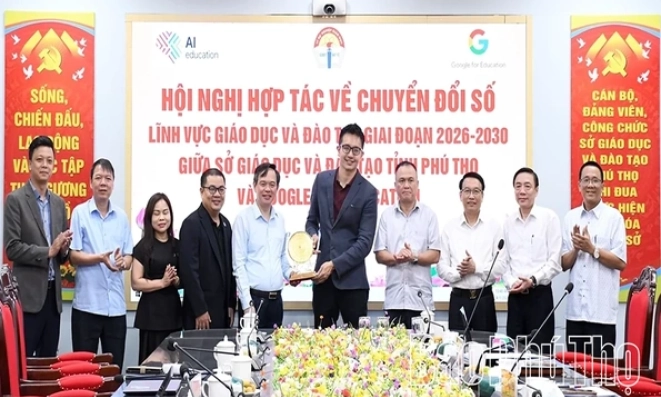 Ph&uacute; Thọ hợp t&aacute;c với Google For Education về chuyển đổi số trong lĩnh vực gi&aacute;o dục v&agrave; đ&agrave;o tạo