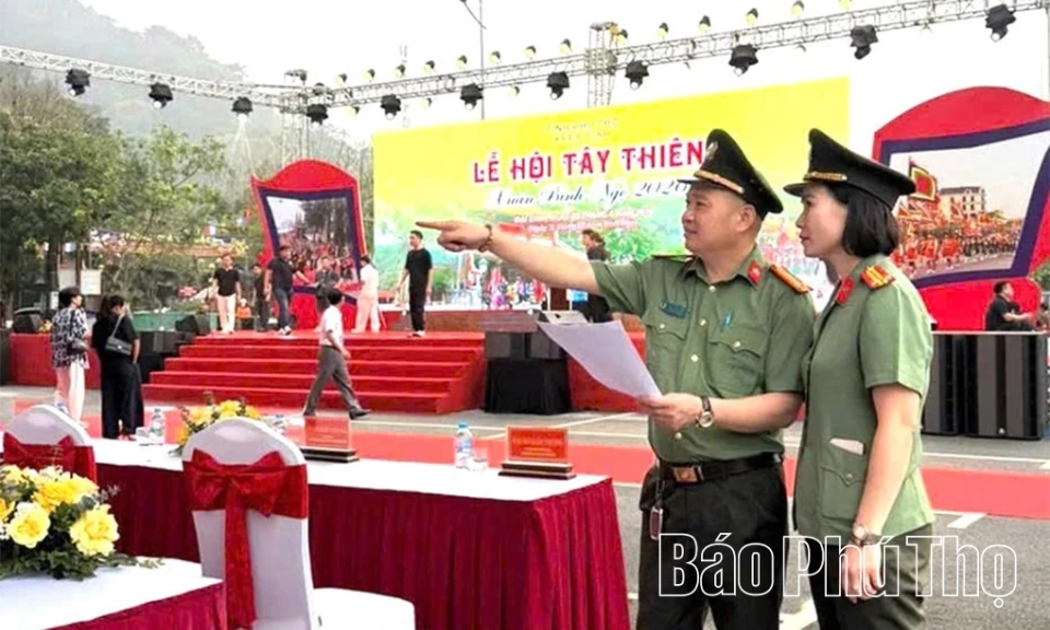 Tăng cường bảo đảm an ninh, an to&agrave;n Lễ hội T&acirc;y Thi&ecirc;n - Xu&acirc;n B&iacute;nh Ngọ 2026