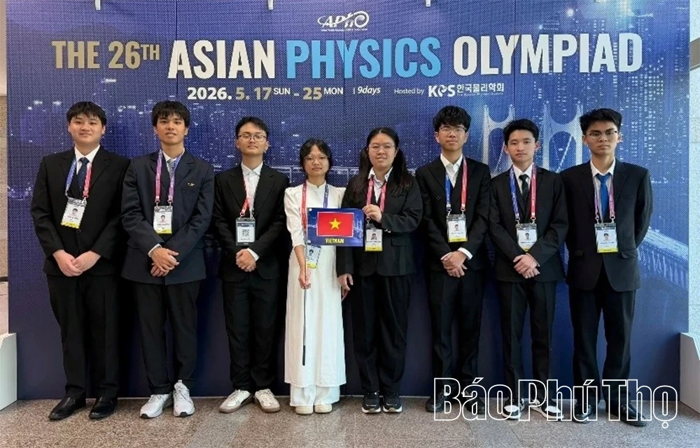 Học sinh Trường THPT chuyên Hùng Vương đoạt Huy chương Bạc Olympic Vật lí châu Á