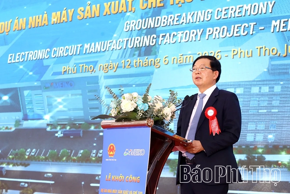 Khởi công Dự án Nhà máy sản xuất, chế tạo vi mạch điện tử Meiko Yên Quang trị giá 500 triệu USD