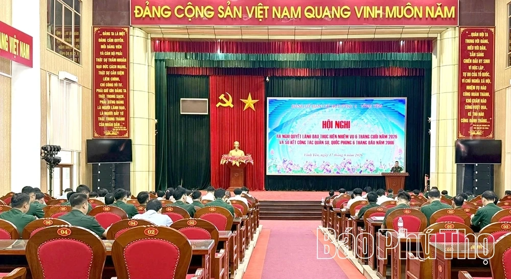 Quyết tâm thực hiện thắng lợi nhiệm vụ quân sự, quốc phòng năm 2026