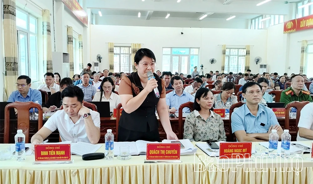 Tổ đại biểu số 17 HĐND tỉnh tiếp xúc cử tri trước Kỳ họp thứ Ba, HĐND tỉnh khóa XX
