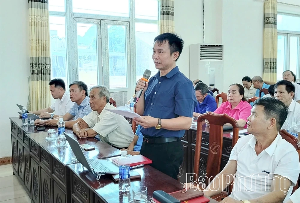 Tổ đại biểu số 17 HĐND tỉnh tiếp xúc cử tri trước Kỳ họp thứ Ba, HĐND tỉnh khóa XX