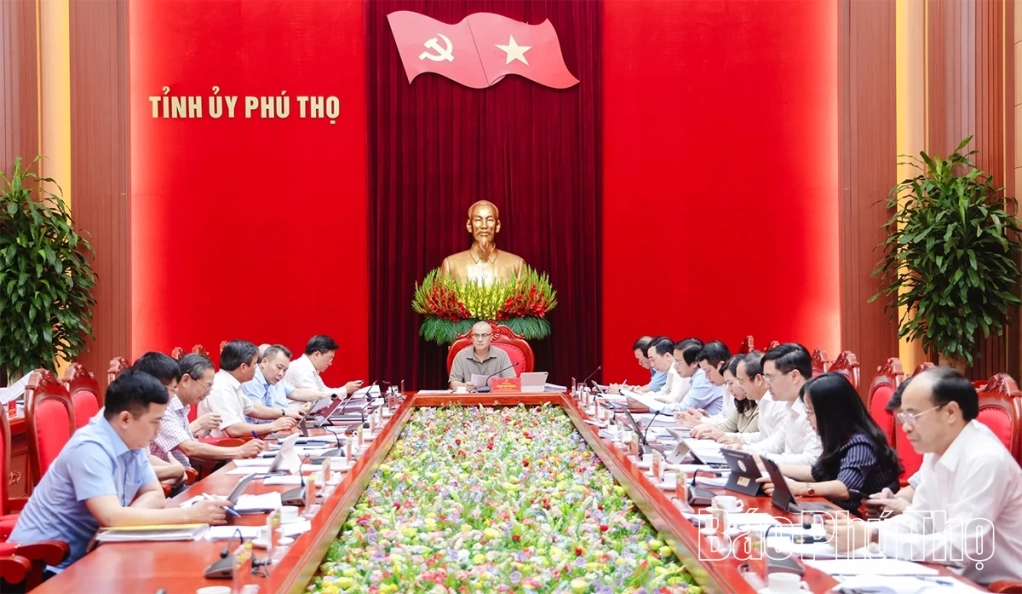 Ban Thường vụ Tỉnh ủy cho ý kiến nhiều nội dung quan trọng về phát triển kinh tế - xã hội