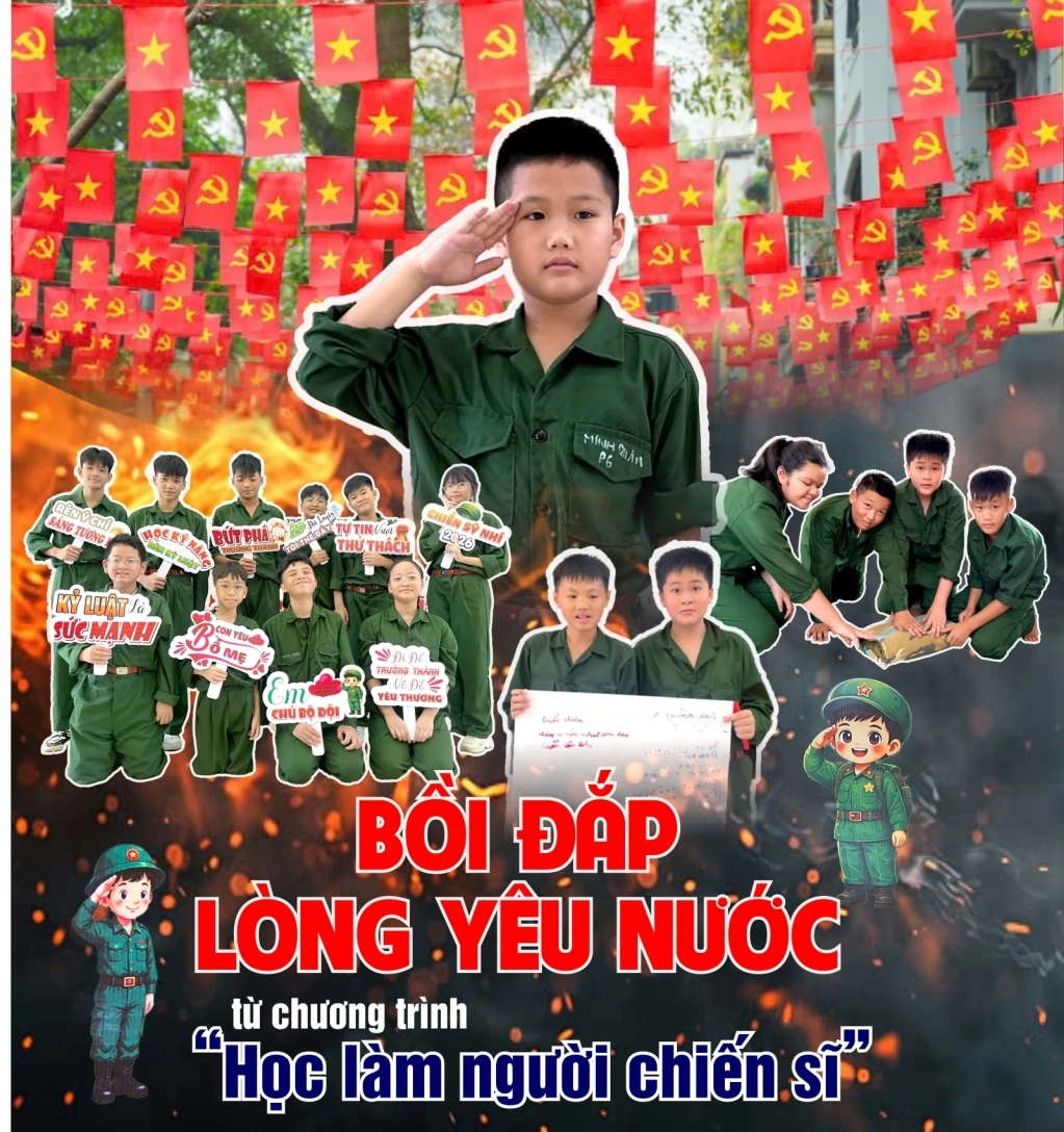 Bồi đắp lòng yêu nước từ chương trình “Học làm người chiến sĩ”