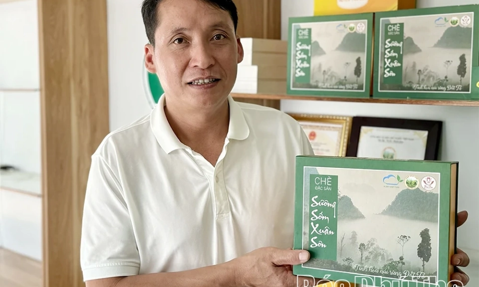 Chắp c&aacute;nh cho thương hiệu &ldquo;Ch&egrave; sương sớm Xu&acirc;n Sơn&rdquo;