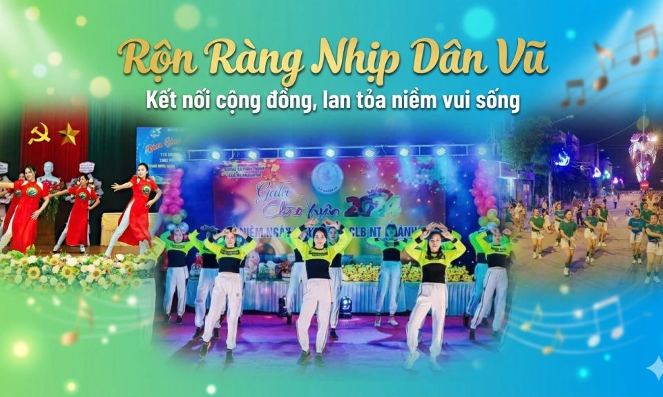 Rộn r&agrave;ng nhịp d&acirc;n vũ - Kết nối cộng đồng, lan tỏa niềm vui sống
